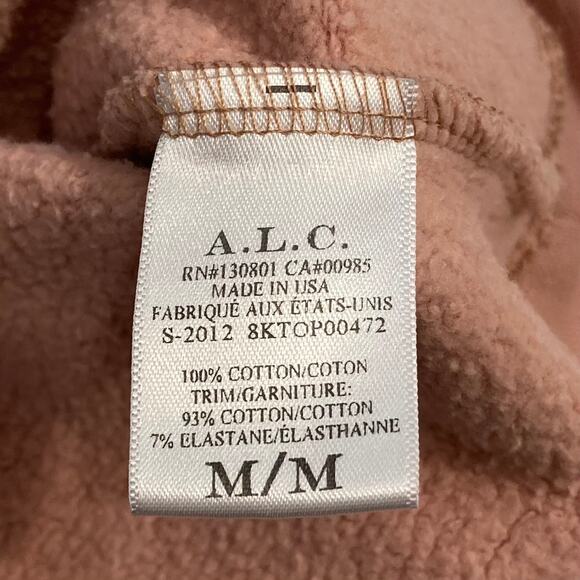 nwot alc Sweatshirt Women M”Rayna”Pink,Puff Balloon-Long-Sl,Fleece-Lining,Cotton - Picture 6 of 10